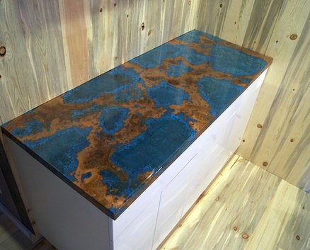 Azul Copper Counter