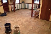 Split level tile and renovation
