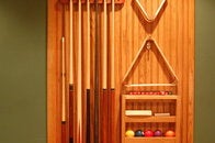 Billiard Room Cue Rack 
