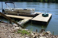 Boat Dock for the River Cabin