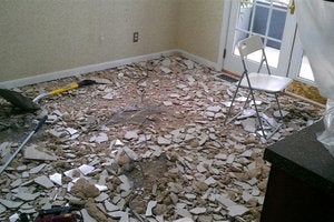 Great room renovation project