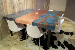 Copper Kitchen Table