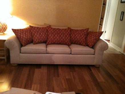 Couch saved from the Dumpster