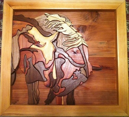 Horses - Intarsia Woodworking