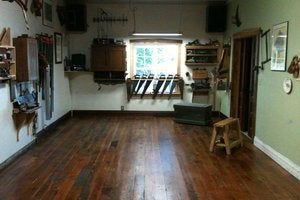 'New' Wood Floor in Shop